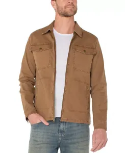 Мужская куртка с молнией Liverpool Los Angeles, коричневый