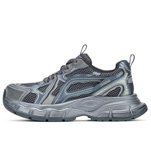 GG-CC Спортивные повседневные кроссовки GG CC, устойчивые к истиранию, нескользящие, полированные, состаренные, массивные, женские, синего цвета