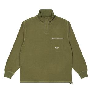Толстовка Palace 1/4 Zip 380 Funnel Neck, Olive