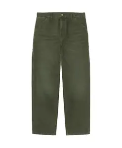 Классические хлопковые рабочие брюки Carhartt Wip, зеленый