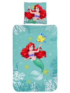 Комплект постельного белья Русалочка Ариэль в разноцветной гамме Disney Princess, 135 x 200 + 80 x 80 см