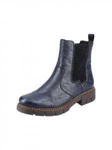 Ботинки челси rieker Chelsea, цвет pazifik/schwarz