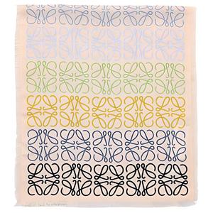 Монограммный шарф в полоску LOEWE