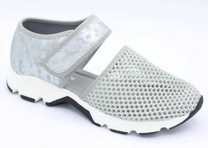 Женские легкие сетчатые кроссовки в сером цвете ALL BLACK, серый