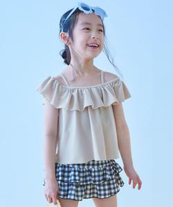 Купальник с защитой от УФ-излучения, открывающий плечи в трех направлениях Devirock, цвет Greige