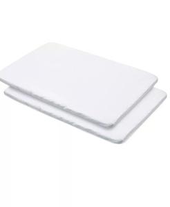 Универсальная простыня и водонепроницаемый чехол для матраса для игровой площадки размером 39 x 27 дюймов (2 шт.) Breathablebaby, синий