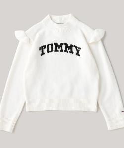 Девичьи шлёпанцы Tommy, свитер с пайетками