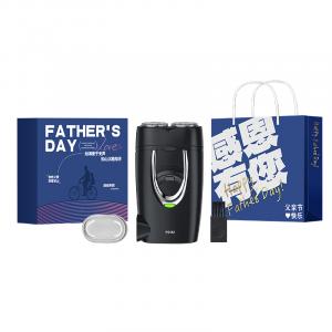 Ограниченный набор роторных бритв PS182 с двумя лезвиями, сменной моющейся головкой, портативная электробритва со встроенным зарядным устройством POREE, черный