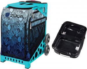 Спортивная сумка Zuca - Reef с подарочными пакетами: один большой и два маленьких (бирюзовая оправа)