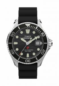 Часы QUARTZ ANALOG DEEP WATER MERIDIAN 200 Timex, черный