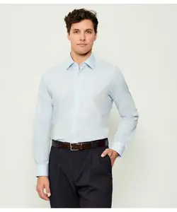Рубашка с пирсингом Slim fit Joop!, синий