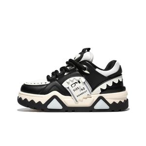 Red Eye Collection Puffy Shoes Unisex Black White DY