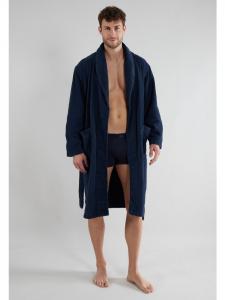Götzburg Нюрнбергский банный халат однотонного темно-синего цвета