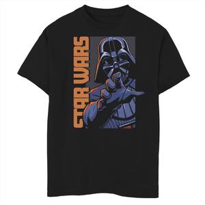 Футболка с плакатом и графическим изображением Дарта Вейдера для мальчиков 8–20 лет Star Wars