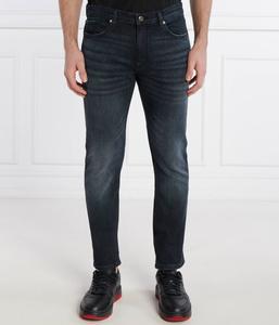 Джинсы мужские Hugo зауженного кроя, черный