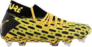 Мужские бутсы Puma Future 5.1 Netfit Osg Fg/Ag, черный/желтый