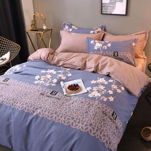 LUOLAI HOME Комплект постельного белья, 4 предмета, простыня, размер 180 см, цвет/тип