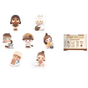 Labubu Coffee Factory Collection кукла мистери бокс одиночный мистери бокс/полный бокс 8 шт POP MART, Single Mystery Box (Random Pick)
