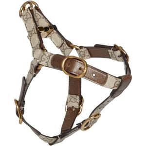 Поводки для собак GUCCI, бежевый& ebony