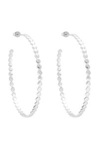 Посеребренные серьги «Змея» Lilou, серебряный