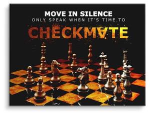 Картина на холсте ArtMind Checkmate, многоцветный