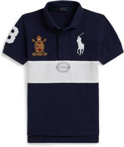 Поло с гербом Big Pony 20th Anniversary Polo Ralph Lauren Kids, Newport Navy
