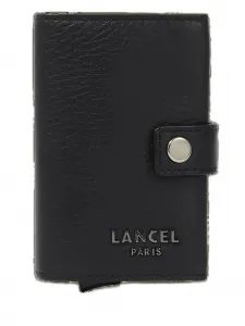 Кожаный держатель для карт Come Lancel, черный