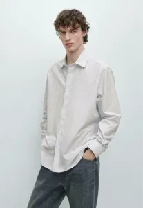 Полосатая рубашка Massimo Dutti, Light Blue