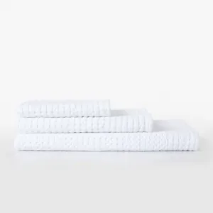 Банное полотенце из египетского хлопка 300 г/м2 Pousada Abyss Habidecor, белый