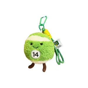 Милые креативные бильярдные куклы плюшевый кулон высота 10см PUDOWRABBIT, зеленый