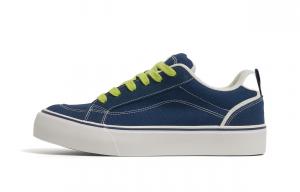 Износостойкие и легкие низкие кеды Canvas Men's HUANQIU, темно-синий-hidden wedge (more detailed material)