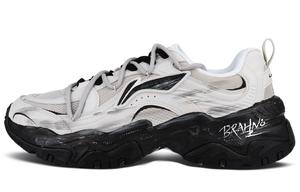 LINING Кроссовки Casual низкие Unisex Black White нескользящие, дышащие, увеличивающие рост