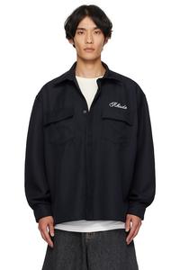 Боксерская рабочая рубашка ls Rhude, черный