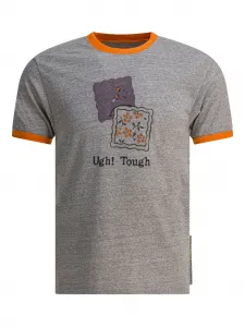 Футболка с графическим принтом Kapital, серый