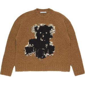 Толстовка с длинным рукавом Teddy bear Acne Studios, хаки