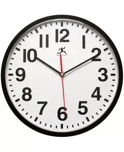 Круглые настенные часы Infinity Instruments, black