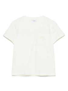 Футболка с вышитым логотипом Pinko Kids, нейтральный