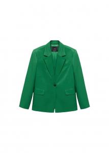 Блейзер MANGO Otero, зеленый