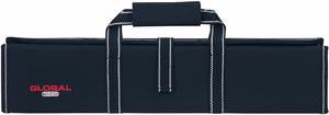 Global чехол для ножей повара с ручкой на 11 карманов G-667/11, легкий, прочный нейлон Denier, черный
