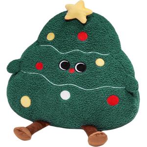 Санта Клаус Снеговик Елка Лось Куклы Плюшевые игрушки 40см высота Happy Fish