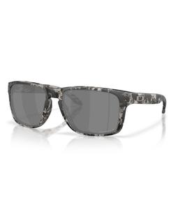 Мужские поляризованные солнцезащитные очки Holbrook Standard Issue, размер XL OO9417 Oakley, Molten Silver, Black