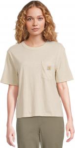 Футболка Carhartt Loose Fit Lightweight Short Sleeve Crew Neck T-Shirt, цвет Oat Milk Heather
