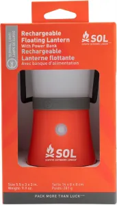 Плавающий фонарь с Power Bank SOL, Orange/Black