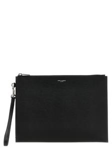 Чехол для iPad с логотипом SAINT LAURENT, черный