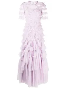 Платье Marilla с оборками Needle & Thread, фиолетовый