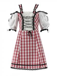 OS-Trachten Традиционная одежда Кедаро, средне-красного цвета