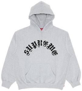 Толстовка Supreme Printed Arc Hooded Sweatshirt 'Heather Grey', серый