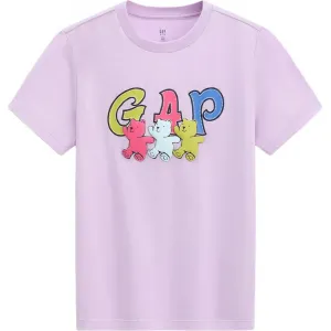 Футболка для детей с круглым вырезом GAP, светло-фиолетовый