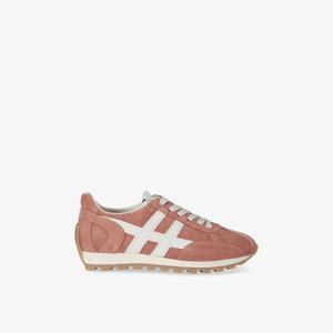 Кроссовки Hogan Allacciato замшевые низкие, розовый