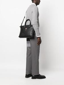Thom Browne портфель с полосками 4-Bar, черный